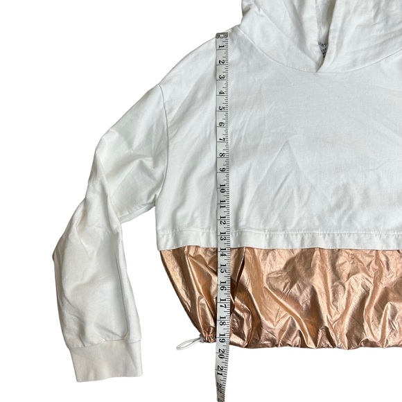 Heroine Sport Ray Colorblock Hoodie Pullover Ivory/Copper M - Picture 7 of 10